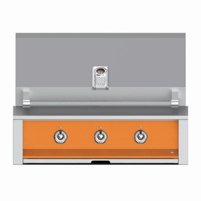 Aspire by Hestan 36-inch Liquid Propane Gas Grill with Burner and Sear EMB36-LP-OR compact BBQ grill for small spaces