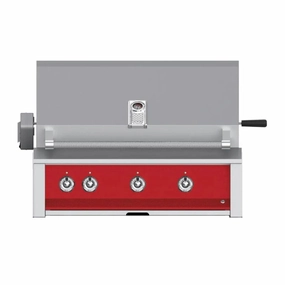 Aspire by Hestan 36-inch Liquid Propane Grill 3 U-Burners with Rotisserie EABR36-LP-RD compact BBQ grill for small spaces