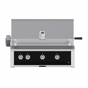 Aspire by Hestan 36-Inch Natural Gas Grill, with Burner,Sear and Rotisserie EMBR36-NG-BK compact BBQ grill for small spaces