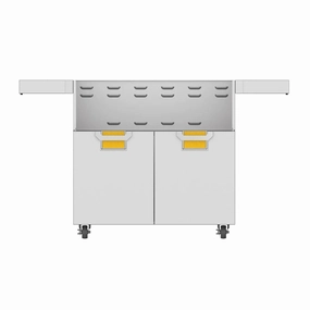 Aspire by Hestan 36-Inch Yellow Double Door Cart ECD36-YWStainless steel BBQ tool set