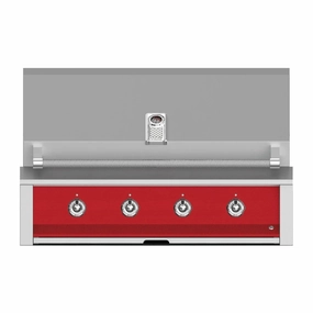 Aspire by Hestan 42-Inch Liquid Propane Gas Grill with 4 U-Burners EAB42-LP-RD compact BBQ grill for small spaces