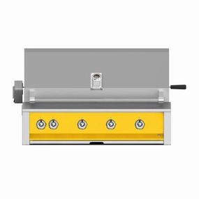 Aspire by Hestan 42-Inch Liquid Propane Gas Grill with Burner ,Sear and Rotisserie EMBR42-LP-YW compact BBQ grill for small spaces