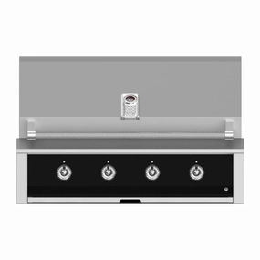 Aspire by Hestan 42-Inch Natural Gas Grill with 3 U-Burner and 1 Sear EMB42-NG-BK compact BBQ grill for small spaces