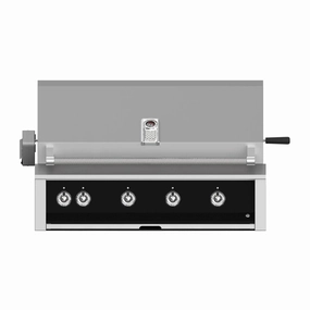 Aspire by Hestan 42-Inch Natural Gas Grill with 4 U-Burners and Rotisserie EABR42-NG-BK compact BBQ grill for small spaces