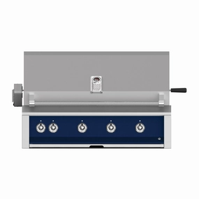 Aspire by Hestan 42-Inch Natural Gas Grill with 4 U-Burners and Rotisserie EABR42-NG-DB compact BBQ grill for small spaces