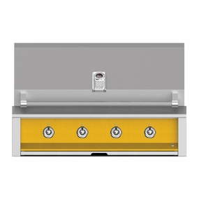 Aspire by Hestan 42-Inch Natural Gas Grill with 4 U-Burners EAB42-NG-YW compact BBQ grill for small spaces