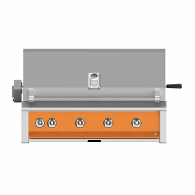Aspire by Hestan 42-inch Natural Gas Grill with Burner, Sear and Rotisserie EMBR42-NG-OR compact BBQ grill for small spaces