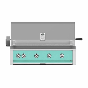 Aspire by Hestan 42-inch Natural Gas Grill with Burner, Sear and Rotisserie EMBR42-NG-TQ compact BBQ grill for small spaces