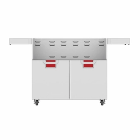Aspire by Hestan 42-Inch Red Double Door Cart ECD42-RDStainless steel BBQ tool set