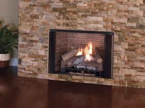Astria 32 inch Orion Vent-Free Firebox Orion32stone-look outdoor patio fireplace