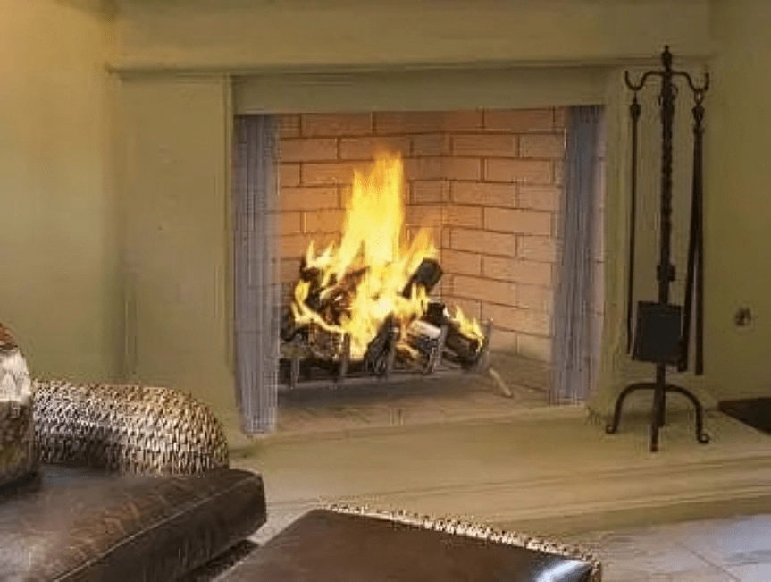Astria 50 inch Oracle Outdoor Open-Hearth Wood-Burning Fireplace Oracle50