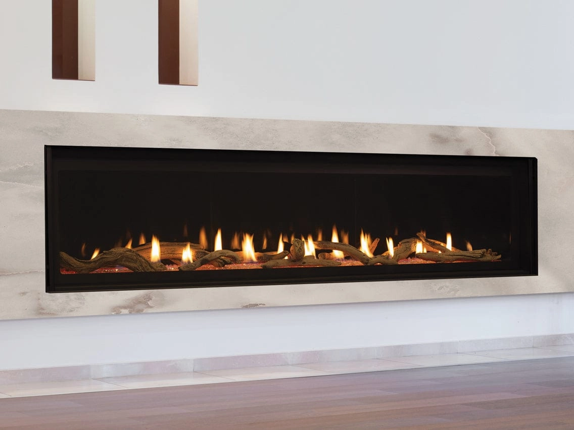 Astria Allume 48 inch DLX Linear Direct Vent Gas Fireplace ALLUMEDLX48TEN