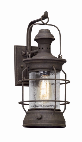 Atkins One Light Wall Lantern Heritage BronzeOutdoor wall sconces with motion sensor