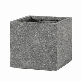 Atlanta Cube Grey hanging garden planters for small spaces