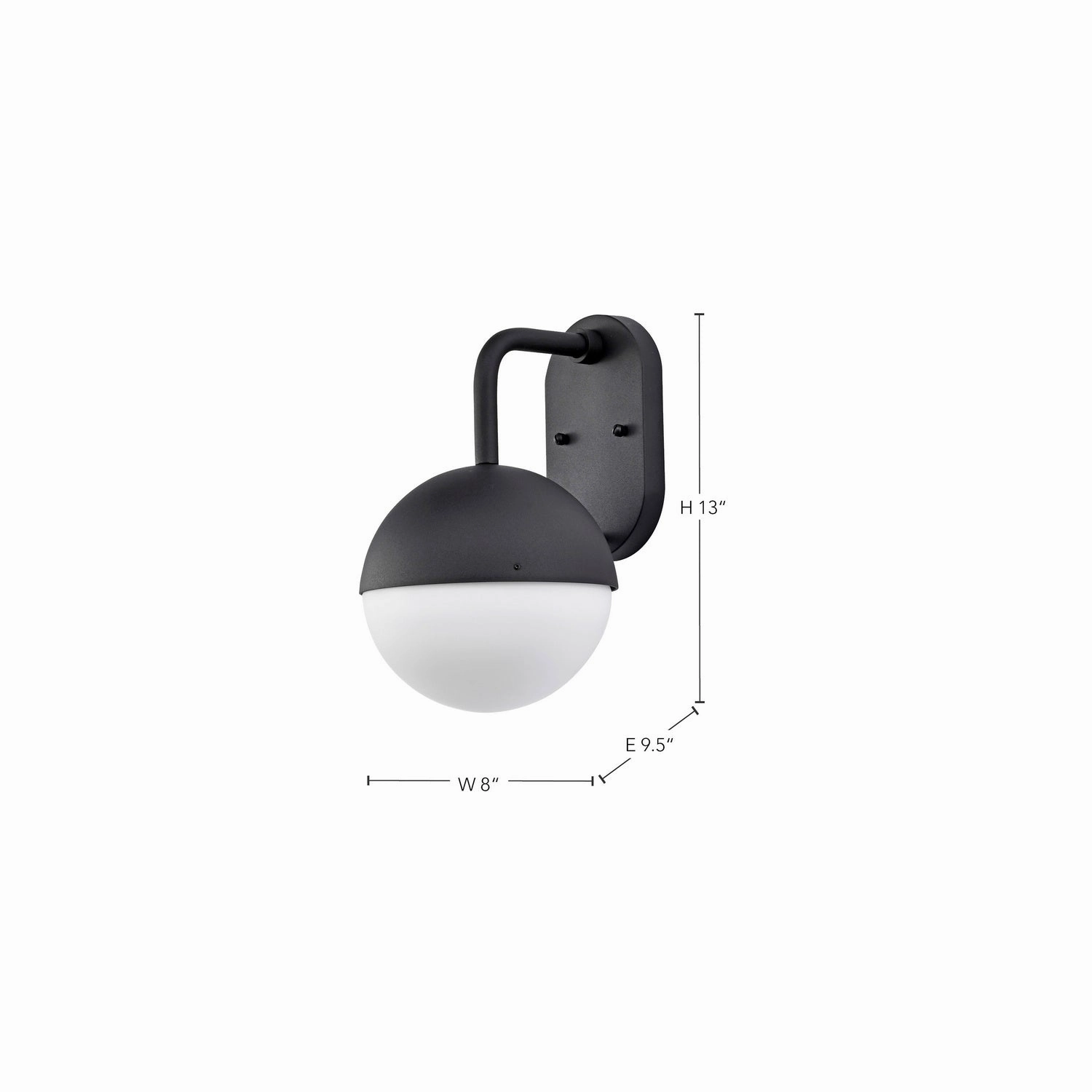 Atmosphere LED Wall Lantern Matte Black