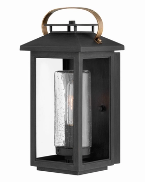 Atwater LED Wall Mount BlackOutdoor wall sconces with motion sensor