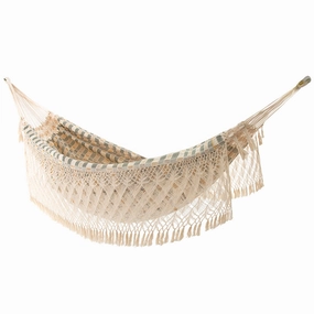 Authentic Brazilian Luxury Hammock - Honey Island outdoor hammock with stand and canopy