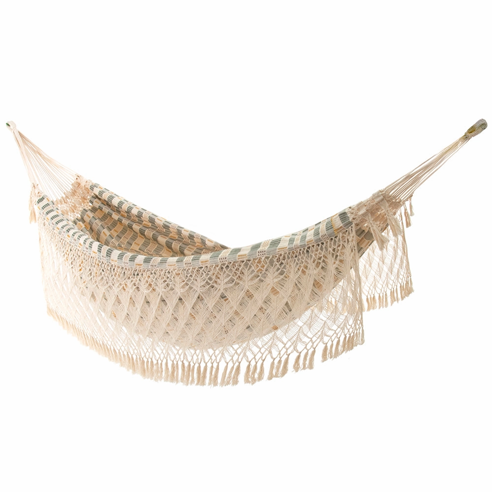 Authentic Brazilian Luxury Hammock - Honey Island outdoor hammock with stand and canopy