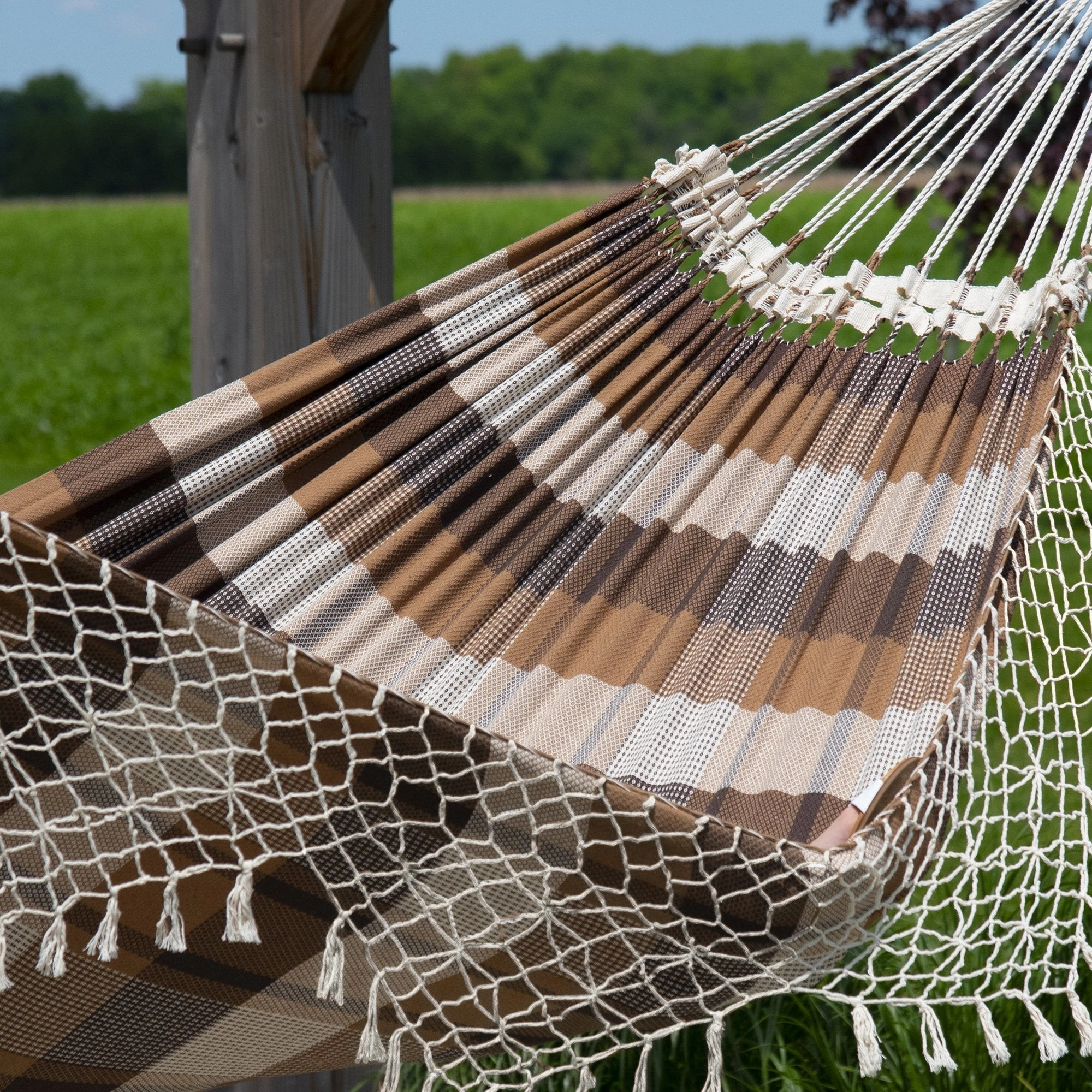 Authentic Brazilian Tropical Hammock - Brazilwood