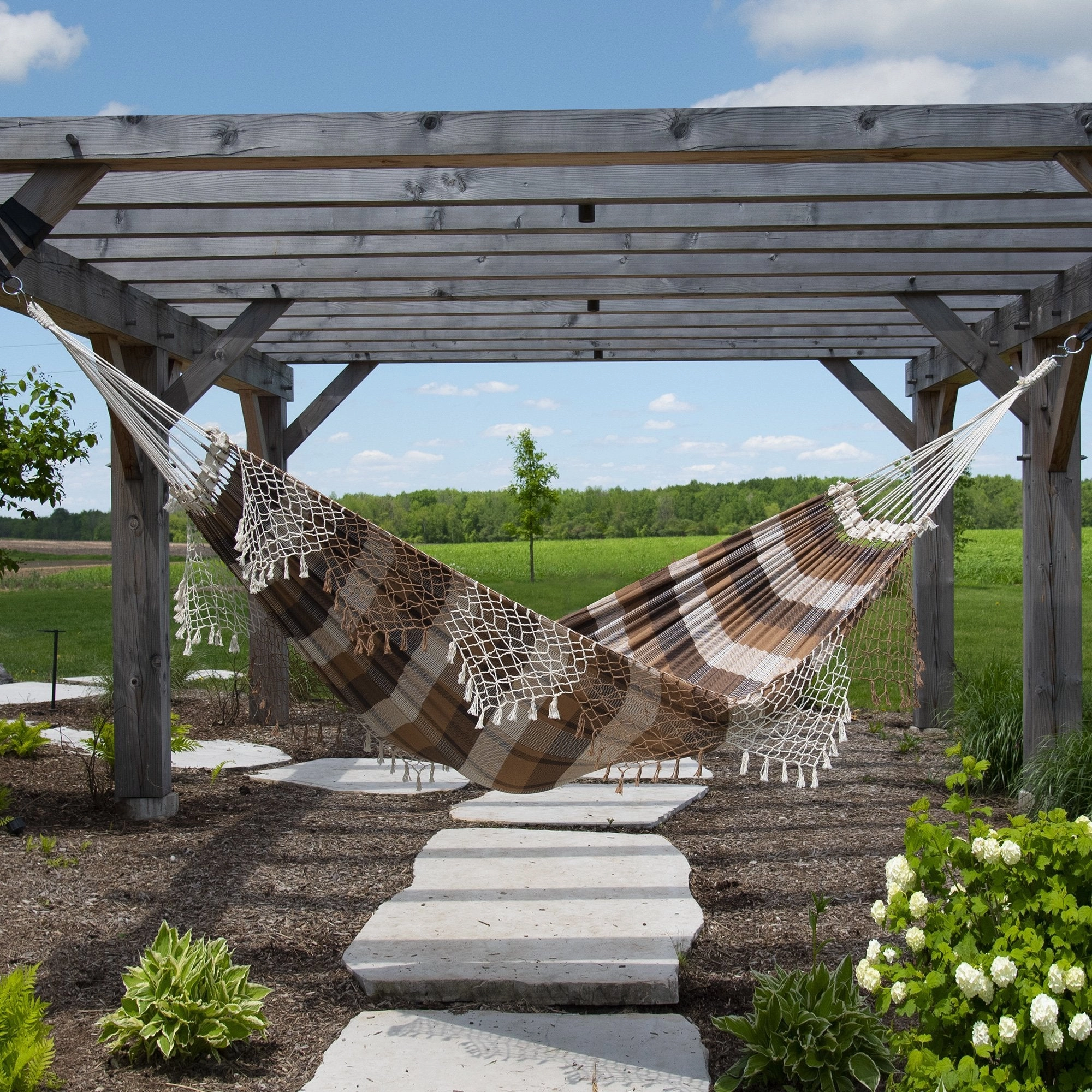 Authentic Brazilian Tropical Hammock - Brazilwood