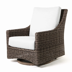 Avallon High Back Club Swivel Gliderwaterproof wicker balcony furniture