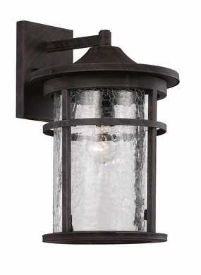 Avalon One Light Wall Lantern RustOutdoor wall sconces with motion sensor