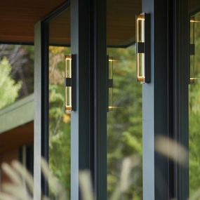 Axis LED Outdoor Wall Sconce Coastal Burnished SteelOutdoor wall sconces with motion sensor