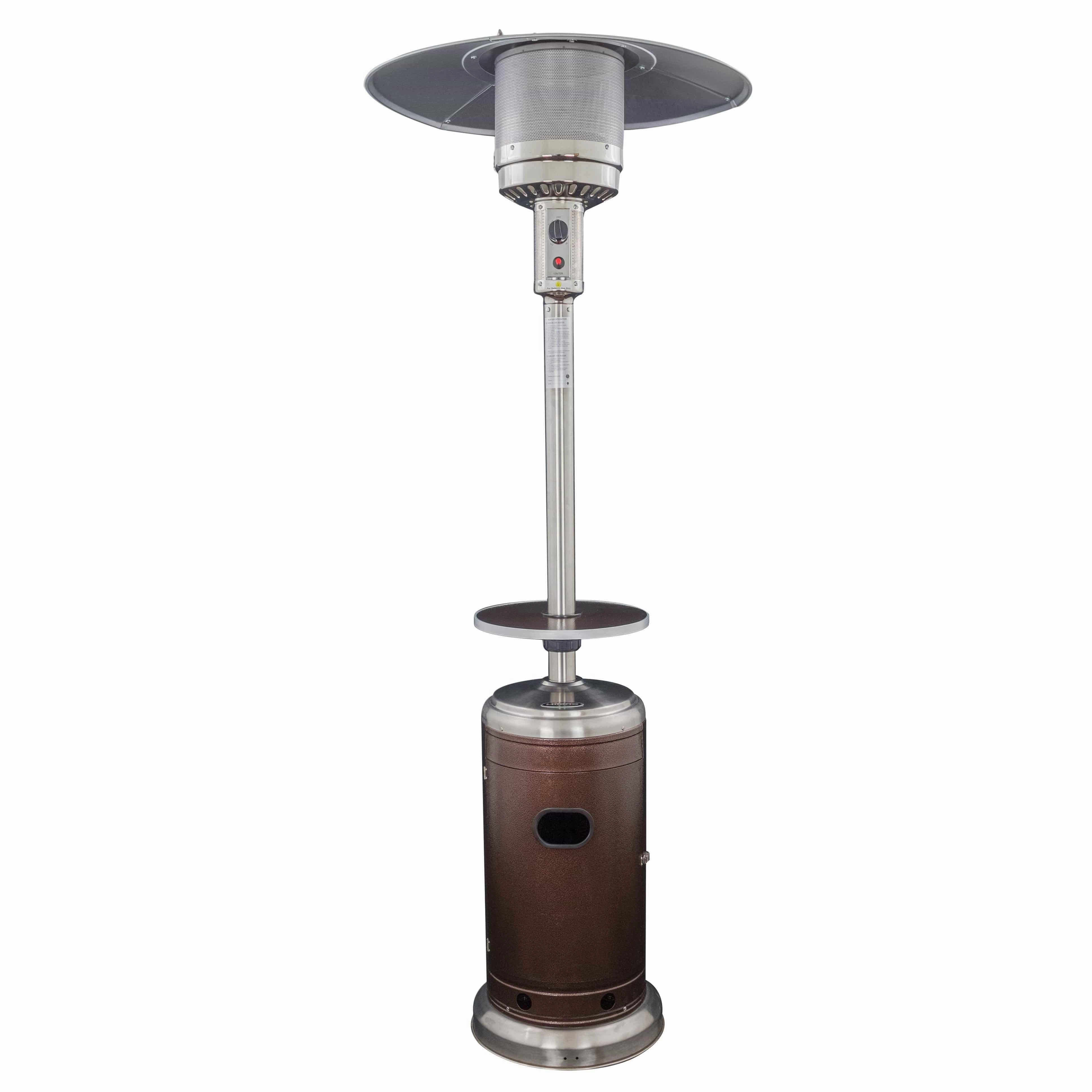 AZ Patio Heaters 87" Two Tone Outdoor Patio Heater with Table