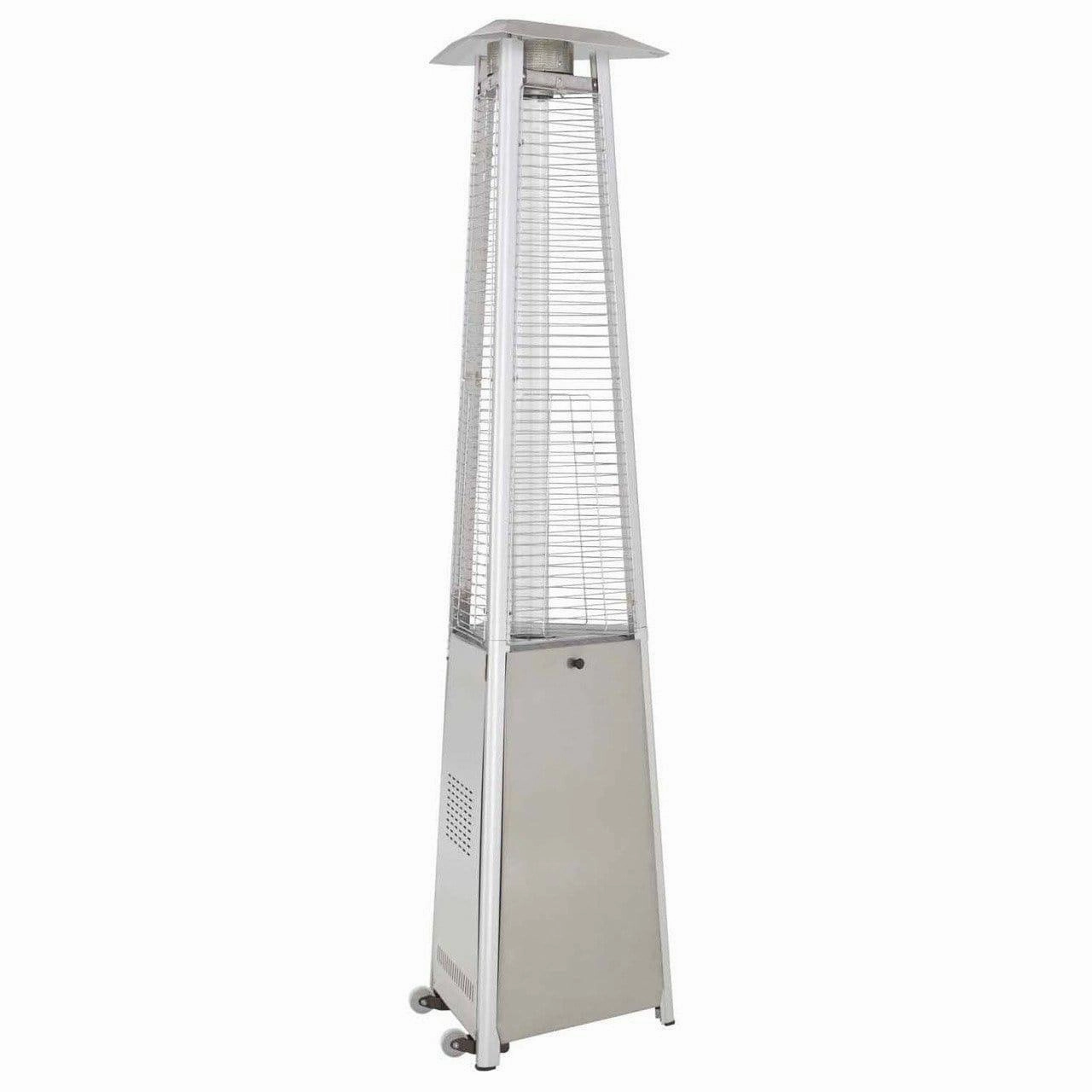 AZ Patio Heaters Hiland Tall Commercial Triangle Glass Tube Heater