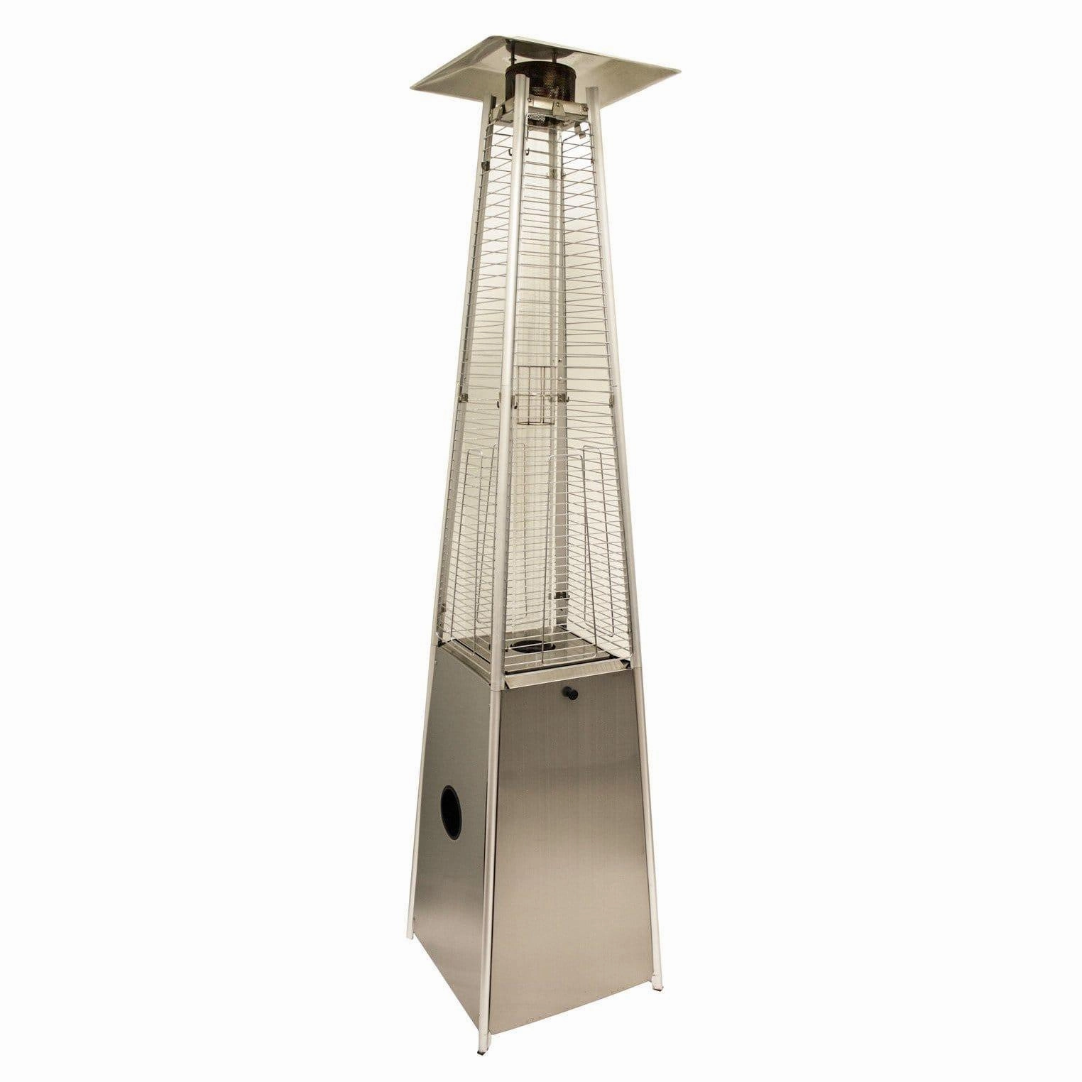 AZ Patio Heaters Tall Quartz Glass Tube Heater - Stainless Steelweatherproof outdoor heater