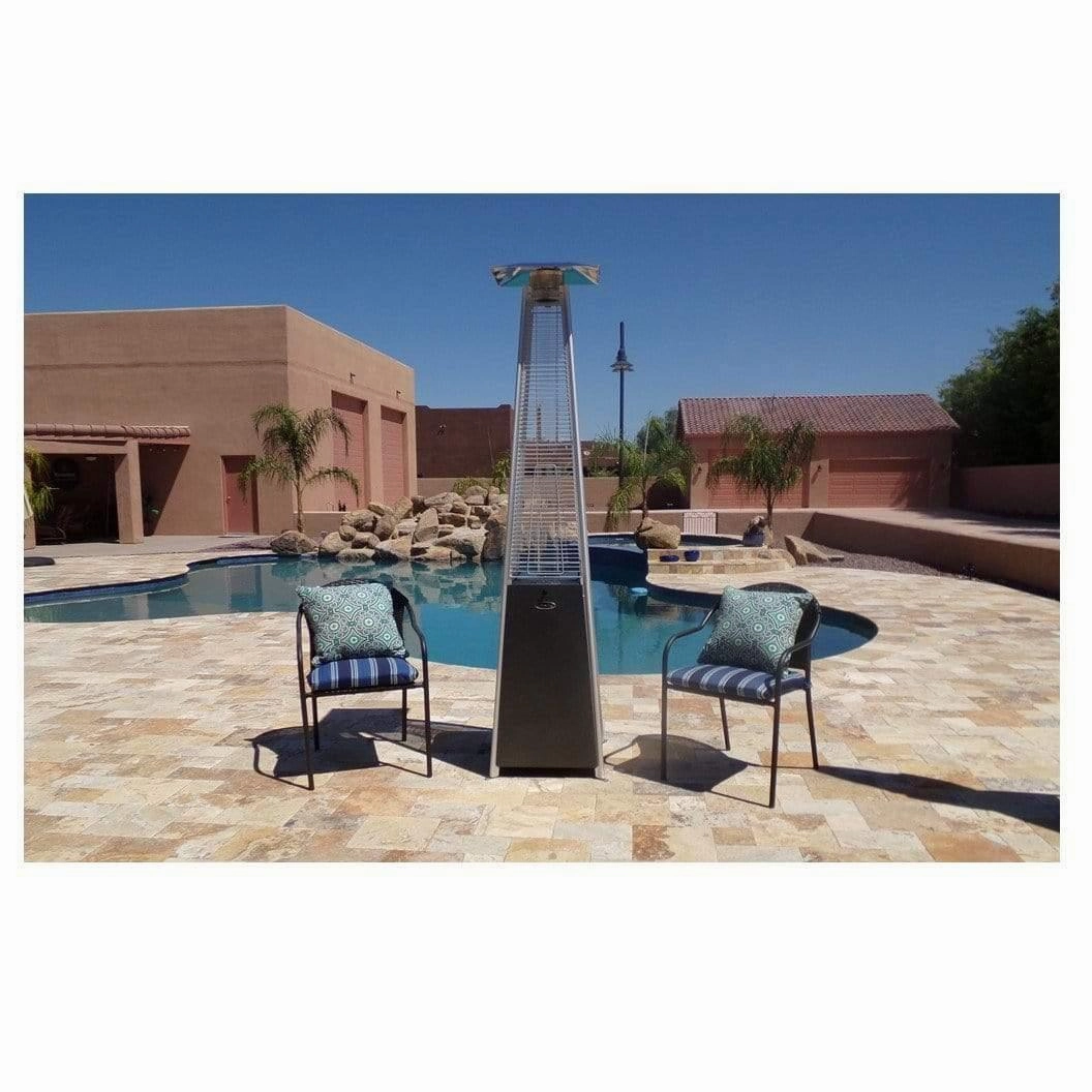 AZ Patio Heaters Tall Quartz Glass Tube Heater