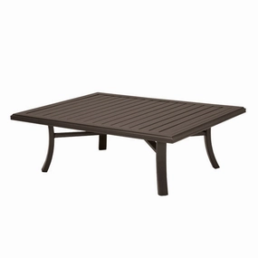 Banchetto 42" x 54" Rectangle Slat Top Coffee Tableoutdoor coffee table for patio or lounge