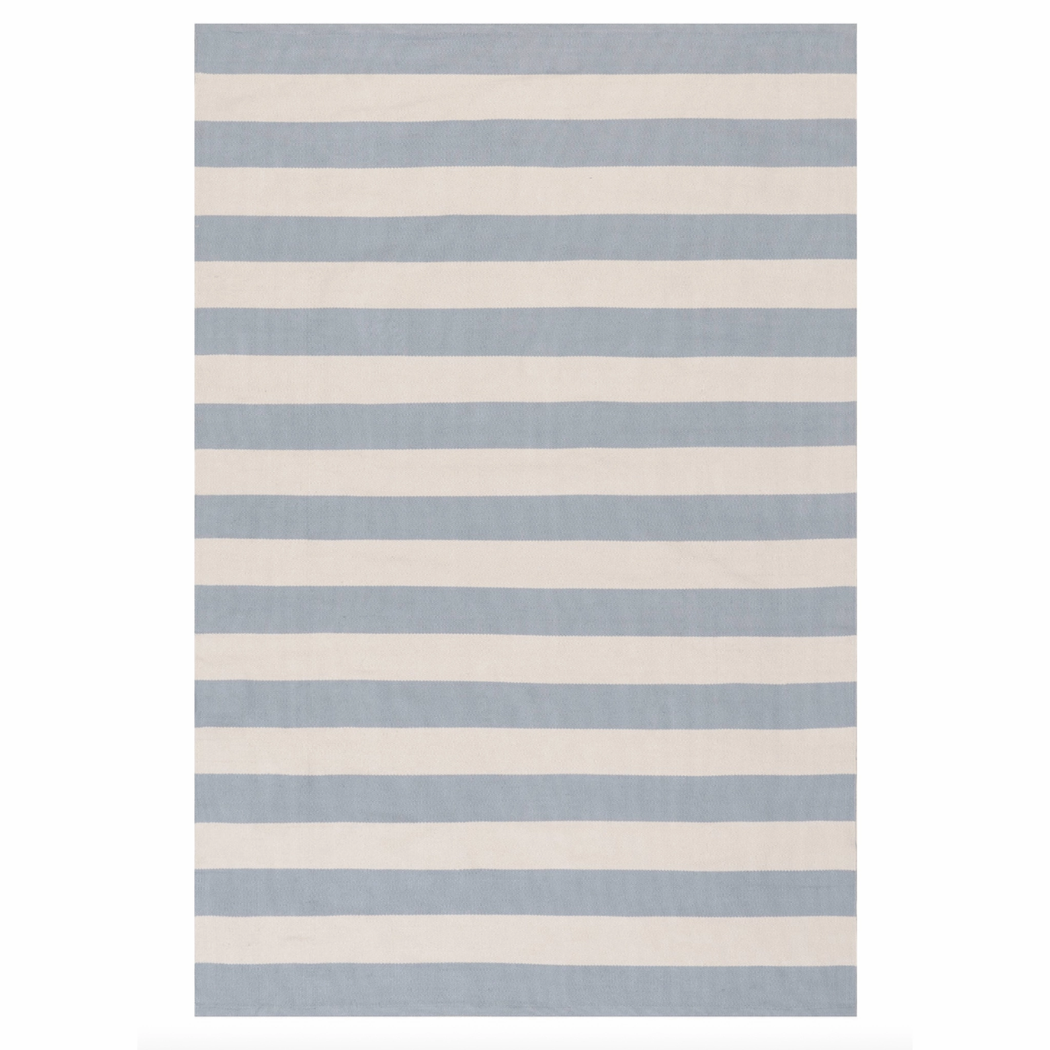 Banks Stripe Handwoven Indoor/Outdoor Rug - Swedish Bluewaterproof outdoor patio rug