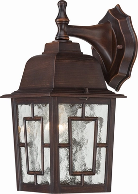 Banyan One Light Wall Lantern Rustic BronzeOutdoor wall sconces with motion sensor