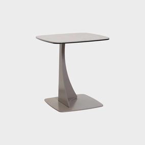 Bari - Lamp Table With Beige Ceramic Topoutdoor side table for patio furniture