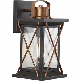 Barlowe One Light Wall Lantern Antique BronzeOutdoor wall sconces with motion sensor