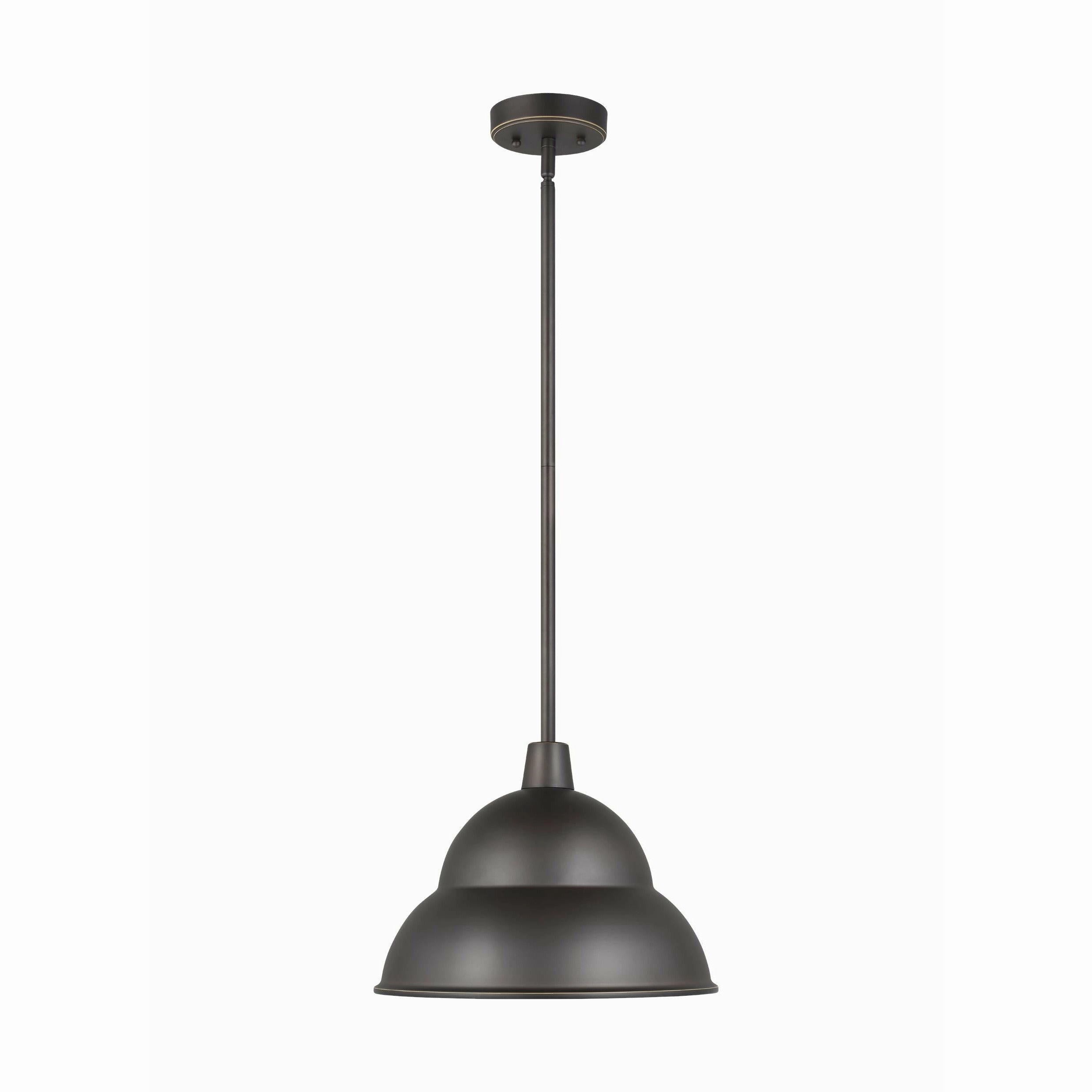 Barn Light 1-Light Outdoor Pendant (with Bulb)