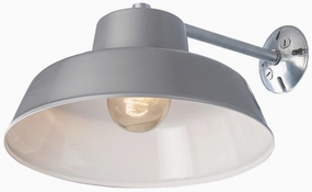 Barn Light One Light Barn Light Gray - AluminumOutdoor wall sconces with motion sensor