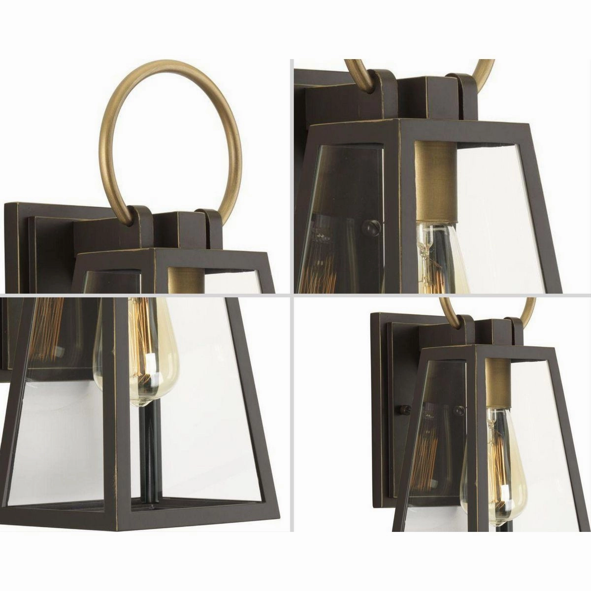 Barnett One Light Wall Lantern Antique Bronze