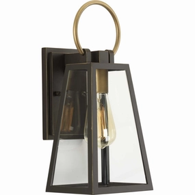 Barnett One Light Wall Lantern Antique BronzeOutdoor wall sconces with motion sensor