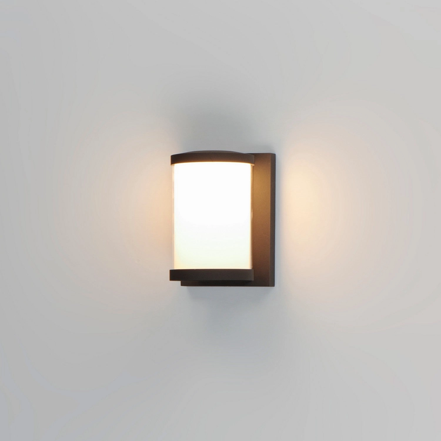 Barrel LED Outdoor Wall Sconce Black