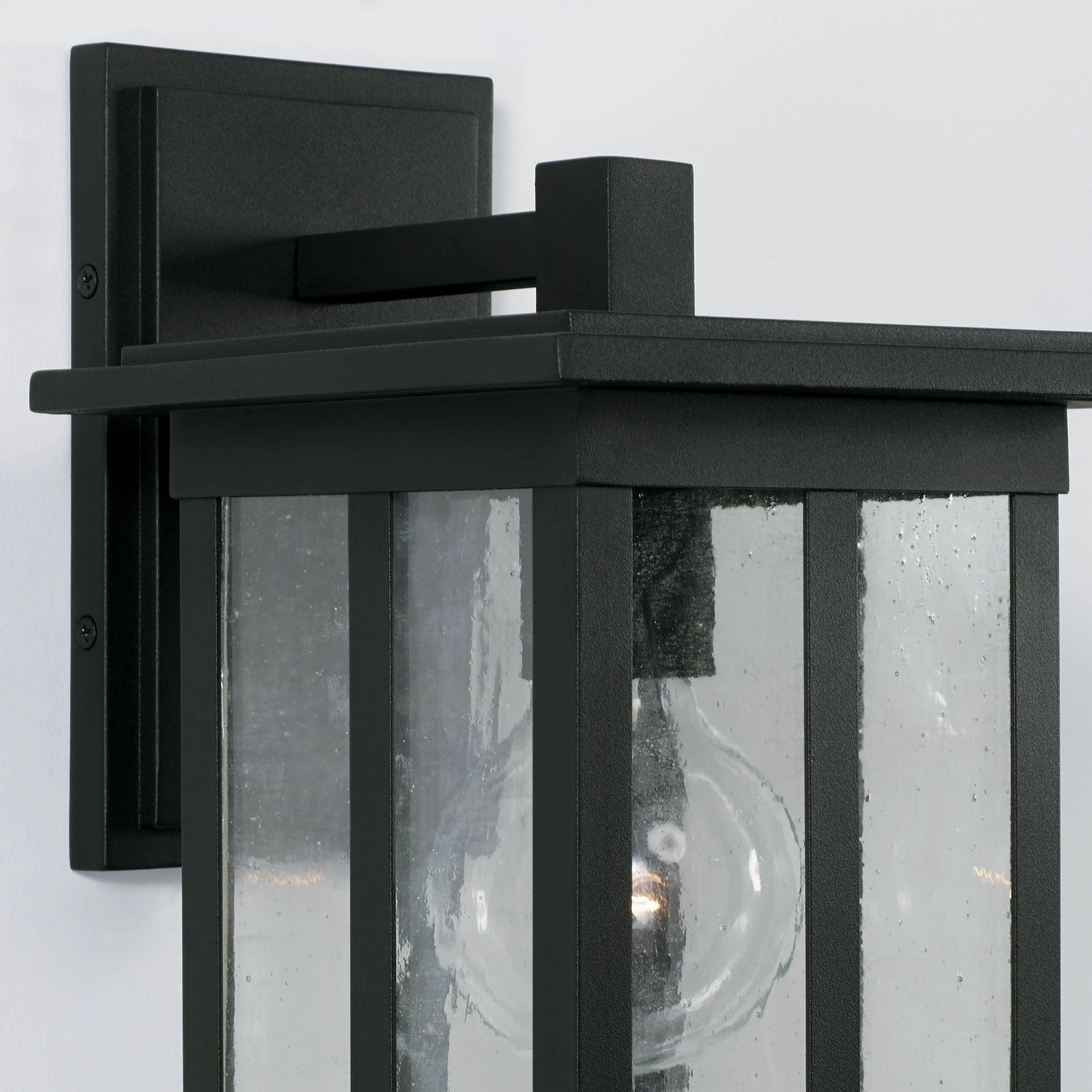 Barrett One Light Outdoor Wall Lantern Black