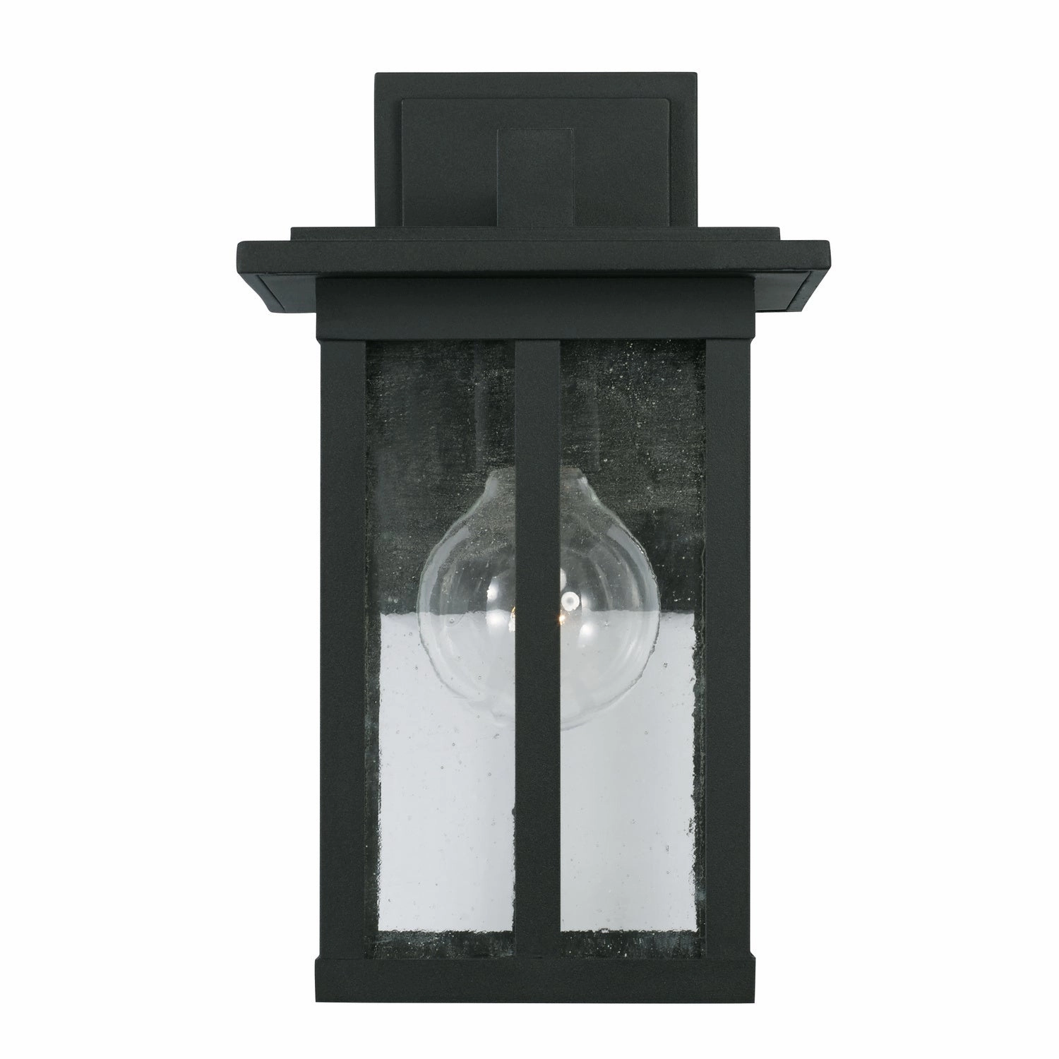 Barrett One Light Outdoor Wall Lantern Black