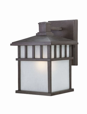 Barton One Light Wall Sconce Olde World IronOutdoor wall sconces with motion sensor