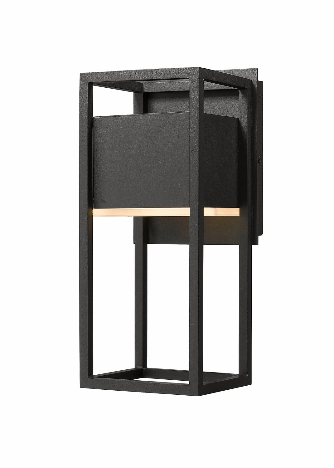 Barwick LED Outdoor Wall Mount BlackOutdoor wall sconces with motion sensor