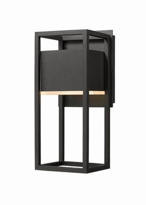 Barwick LED Outdoor Wall Mount BlackOutdoor wall sconces with motion sensor