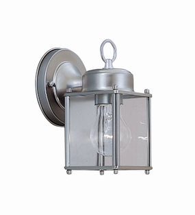 Basic Porch One Light Wall Lantern PewterOutdoor wall sconces with motion sensor