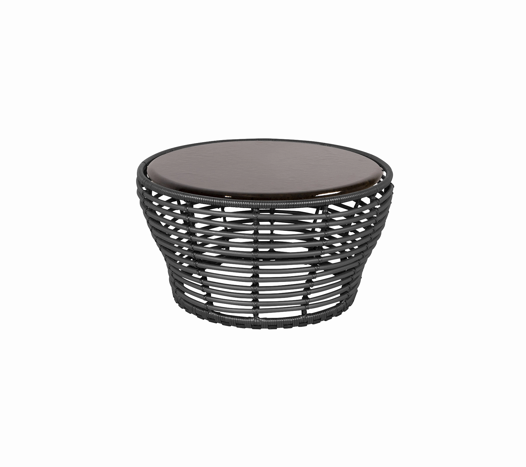 Basket coffee table, medium