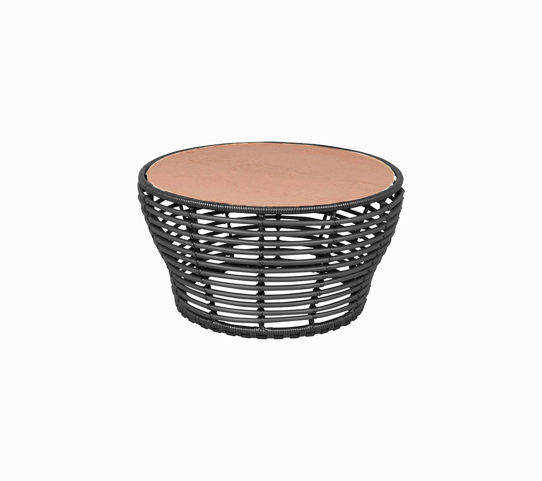 Basket coffee table, medium