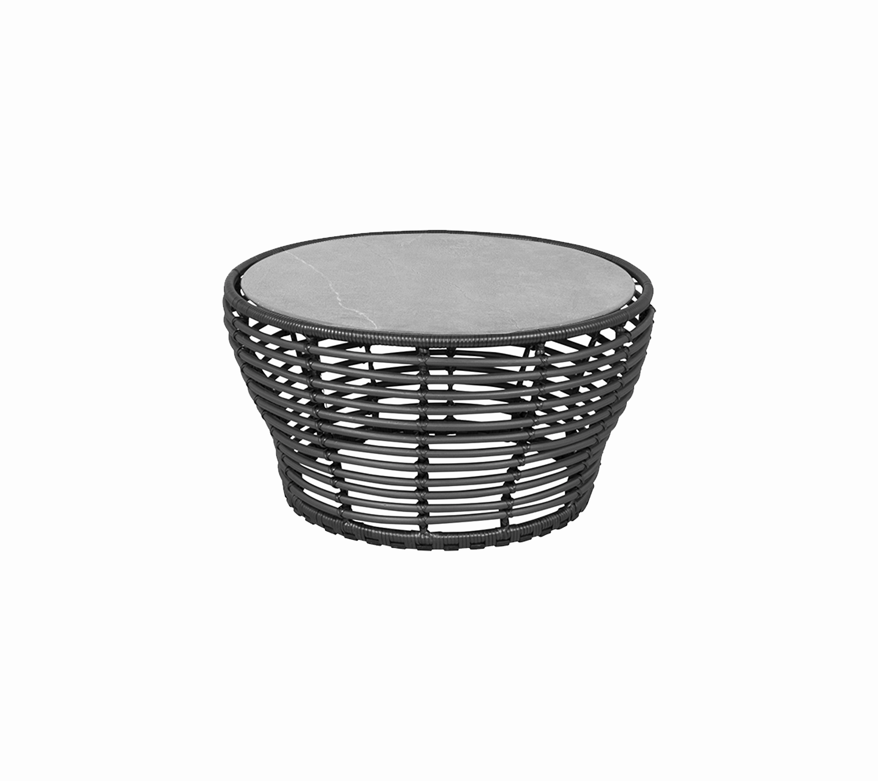 Basket coffee table, medium